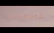 表示表情的成语