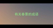 有关春景的成语