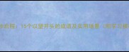 望步启程15个以望开头的成语及实用场景附学习模板