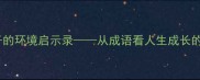 三迁孟子的环境启示录从成语看人生成长的必经之路