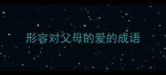 形容对父母的爱的成语