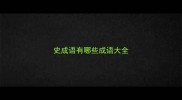 史成语有哪些成语大全