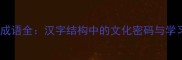 书字旁成语全汉字结构中的文化密码与学习技巧