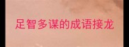 足智多谋的成语接龙