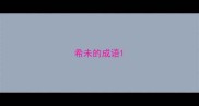希未的成语
