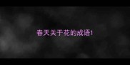 春天关于花的成语
