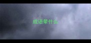 成语晕什么
