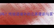 烟雾缭绕是成语吗传统语境中的云蒸霞蔚与雾气弥漫文化意象