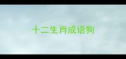 十二生肖成语狗