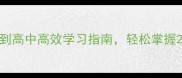成语接龙技巧大全小学到高中高效学习指南轻松掌握200个经典成语及进阶玩法