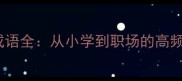 500个常用成语全从小学到职场的高频成语一本通