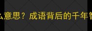 兵让礼是什么意思成语背后的千年智慧附用法