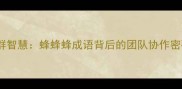 蜂群智慧蜂蜂蜂成语背后的团队协作密码