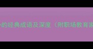 15个体现责任心的经典成语及深度附职场教育家庭场景应用