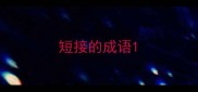 短接的成语