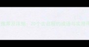 启程成语推荐及详细20个含启程的成语与实用用法指南