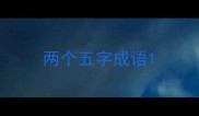 两个五字成语