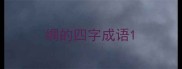 绸的四字成语