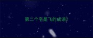 第二个字是飞的成语