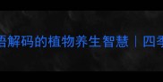 蔌蔌清辉从成语解码的植物养生智慧四季绿意养出好气色