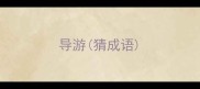 导游猜成语