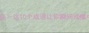 恩情相关的成语有哪些这10个成语让你瞬间读懂中华文化的感恩智慧