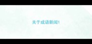 关于成语新闻