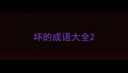 坏的成语大全