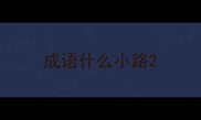 成语什么小路