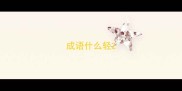 成语什么轻