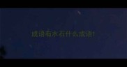 成语有水石什么成语