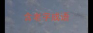 含老字成语