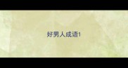 好男人成语