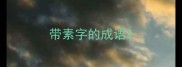 带素字的成语