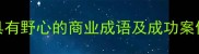 商业智慧20个具有野心的商业成语及成功案例赋能企业增长