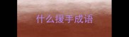 什么援手成语