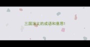 三国演义的成语和意思