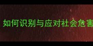 害群之马如何识别与应对社会危害防范指南