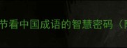 见微知著从生活细节看中国成语的智慧密码附成语与实用案例