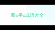 眼x手x成语大全