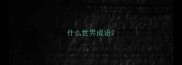 什么世界成语