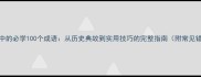 生活中的必学100个成语从历史典故到实用技巧的完整指南附常见错误
