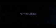 白了少年头猜成语