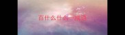 百什么什么一成语