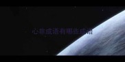 心非成语有哪些成语