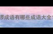 锣成语有哪些成语大全