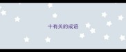 十有关的成语