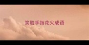 笑脸手指花火成语