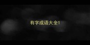 有字成语大全