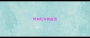 带有玩字的成语